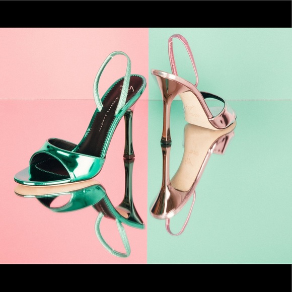 giuseppe zanotti NIB aqua ‘Red Carpet’ sandals - Picture 5 of 11